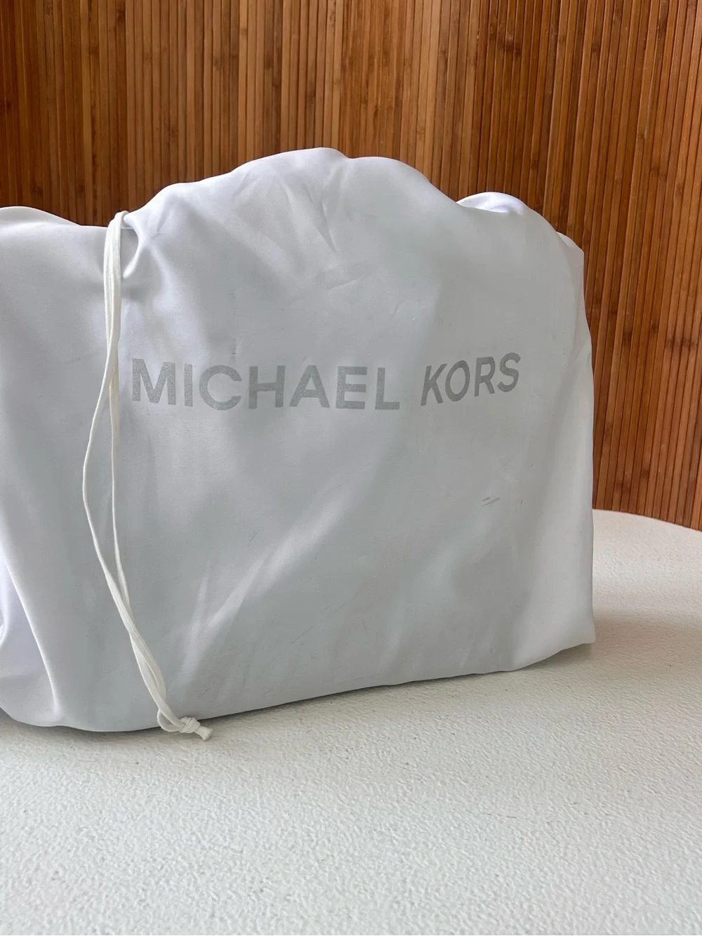 Michael Kors Black Saffiano Leather Structured Tote with Gold Hardware